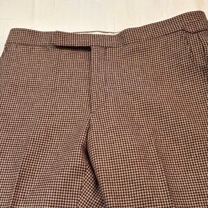 Men's Brown Houndstooth Dress Pants Ralph Lauren Polo